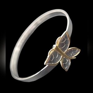 Butterfly Bangle Bracelet